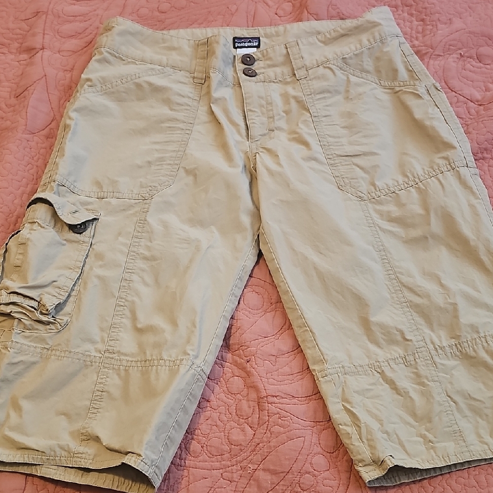 Patagonia Beige/Tan Bike Shorts